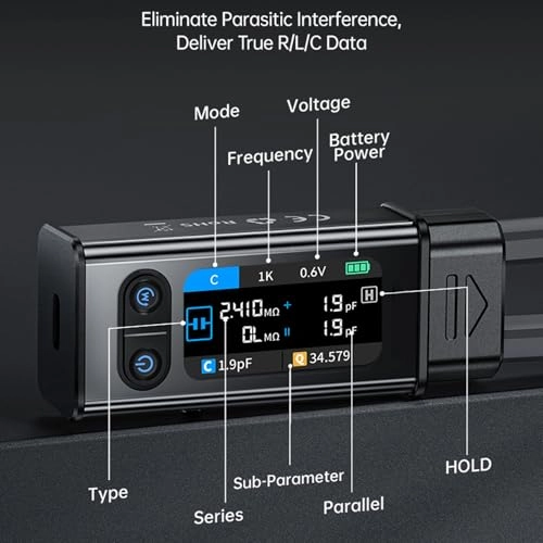 SMD Component Tester - 1.47 Inch HD Screen 300mAh Type C