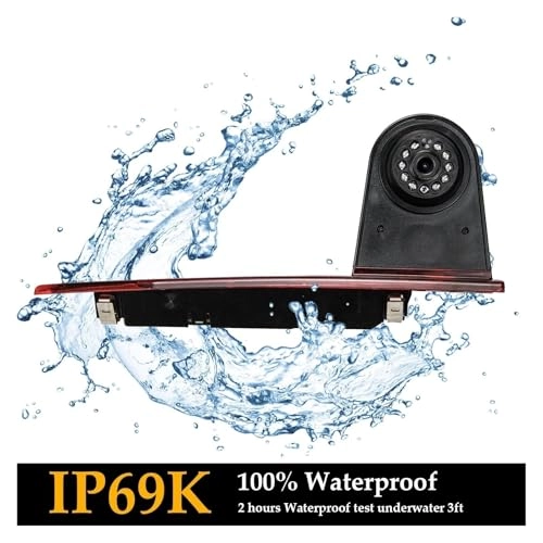 Brake light camera - Night vision + 5 inch Monitor