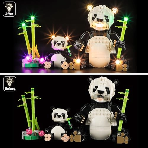 LED Light Kit - Wild Animals: Panda Family Set (31165)