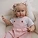 Ellie Reborn Baby Doll - 24 Inch 60 Cm Cloth Body Blonde Hair
