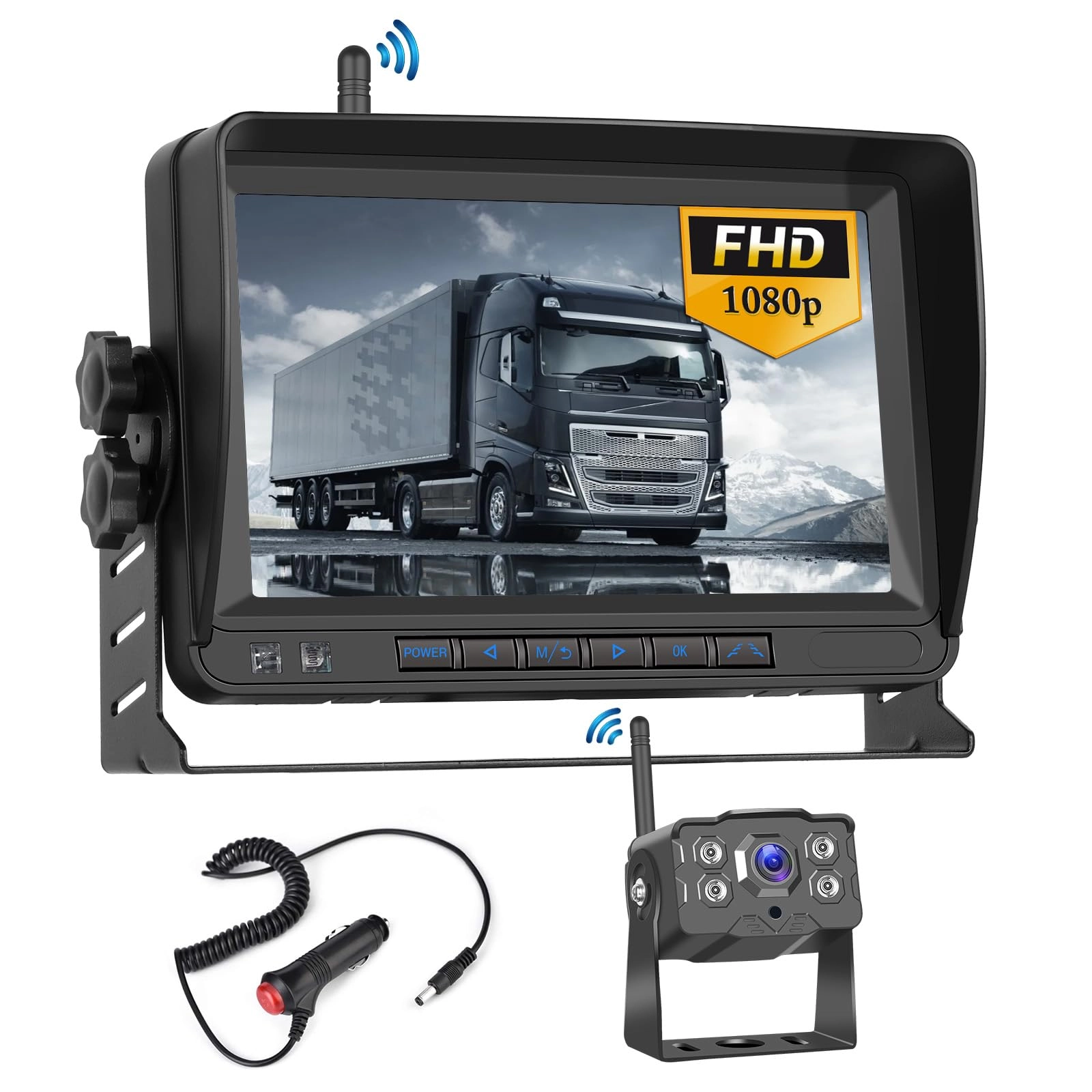 Hikity Wireless Digital Backup Camera - Night Vision 1080P