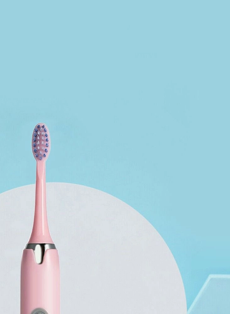 Electric Toothbrush - Powerful Sonic Blue 3 Brushheads