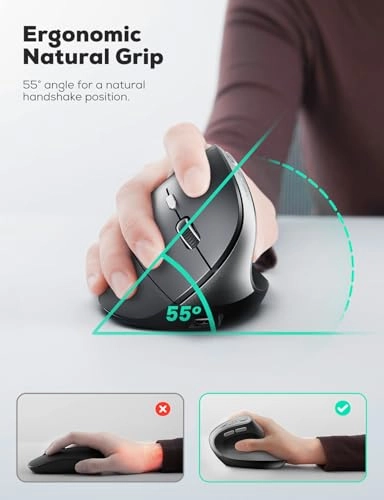 MD280 Ergonomic Vertical Mouse - Wireless