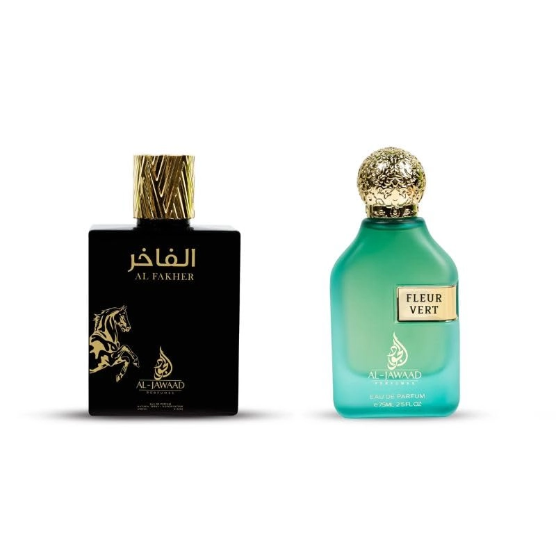 AL JAWAAD PERFUMES Al Fakher - 100ml + Fleur Vert - 75ml