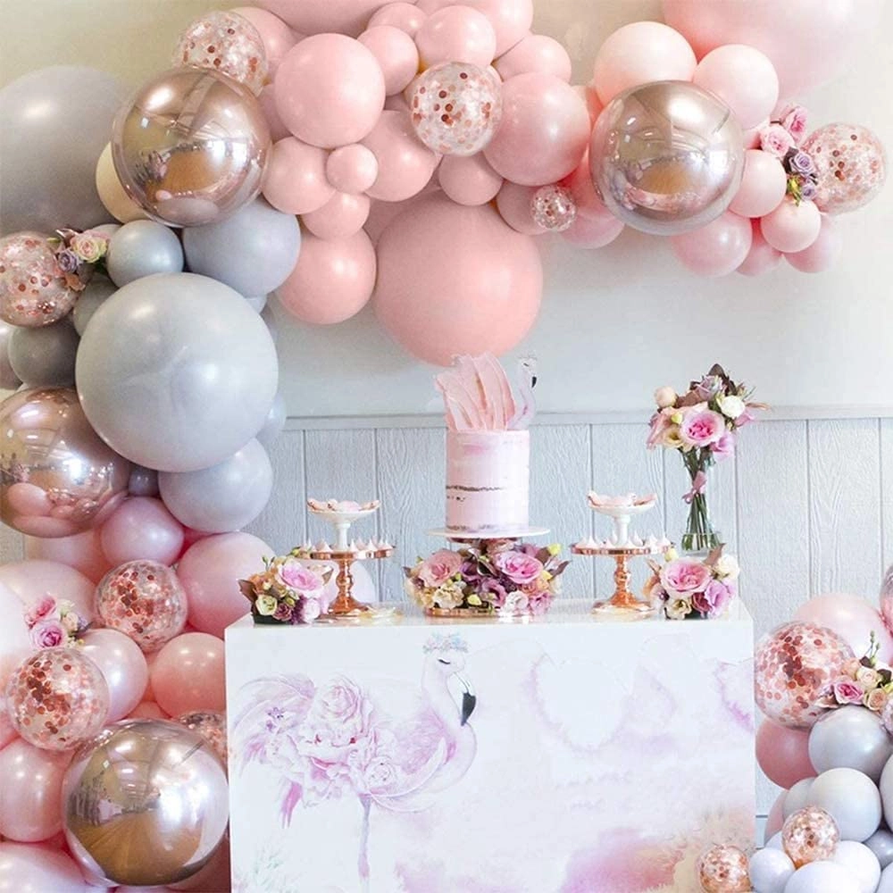 JOLLITY LLC Balloon Garland Arch Kit - 169 Pcs Wedding Birthday Baby Shower
