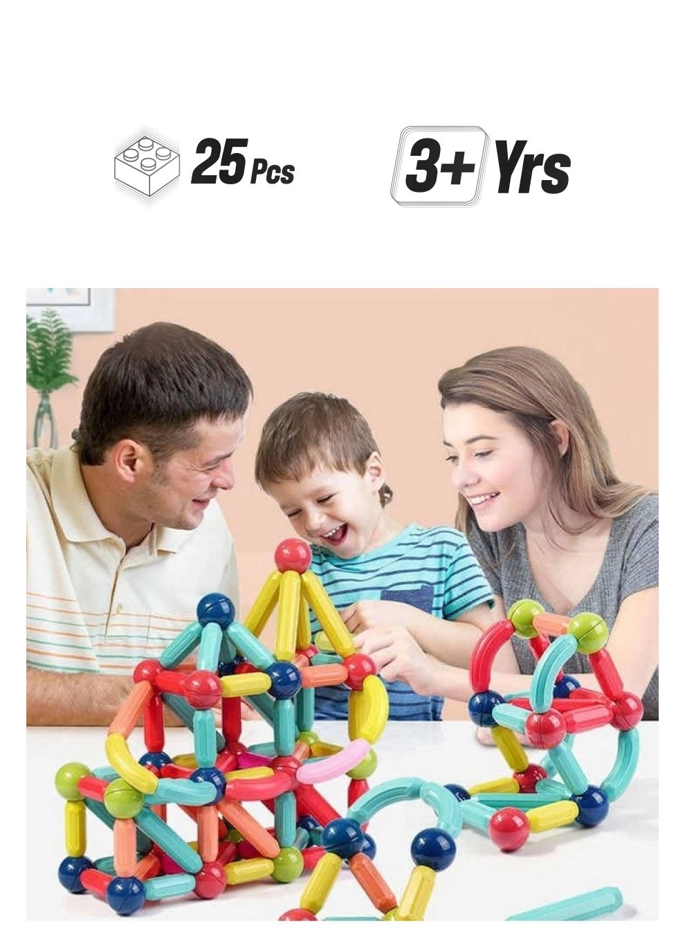 Brand Conquer Magnetic Sticks - Engineer 25 pcs