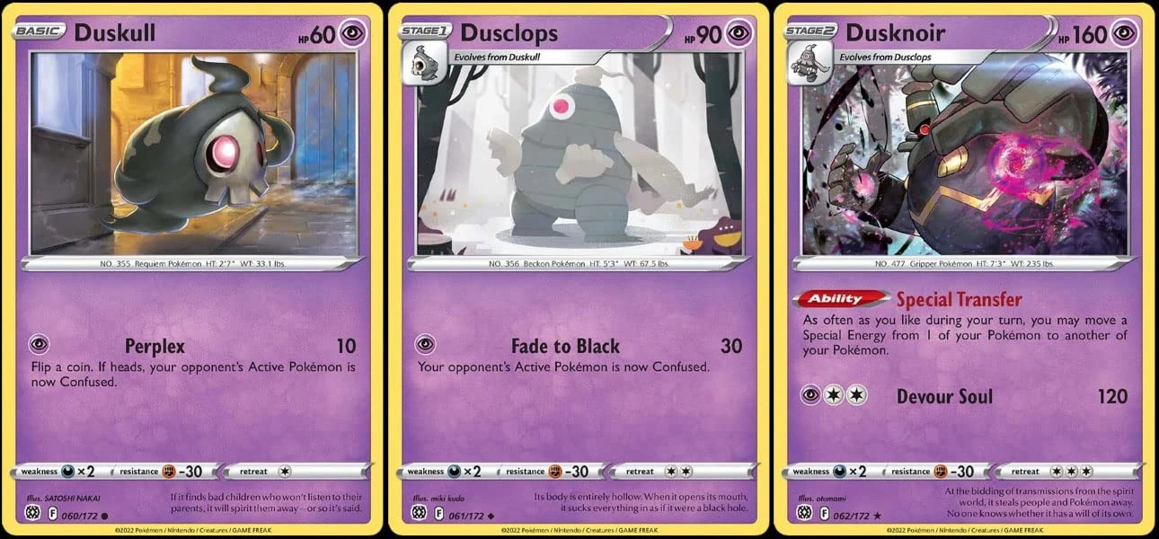 Dusknoir 062/172 - Brilliant Stars Stage 2 Psychic