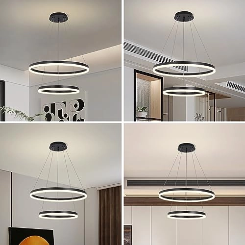 Modern LED Bedroom Chandelier - up to 100 cm