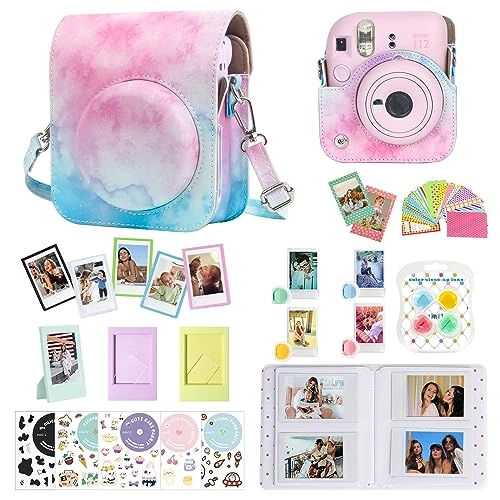 Camera Case + Mini Picture Album + Colorful Mini Frames + Color Filter + DIY Stickers + Funny Border Sticker + Refrigerator Magnet Frames