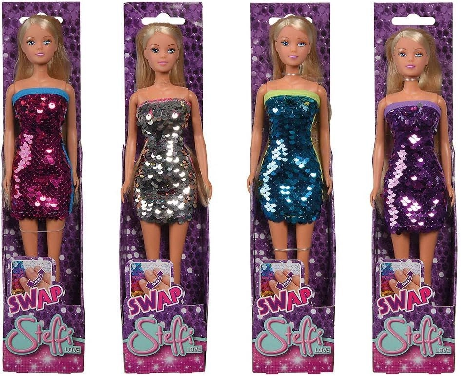 Steffi Love Fashion Doll - 29 cm Rainbow Sequin Dress Ages 3+