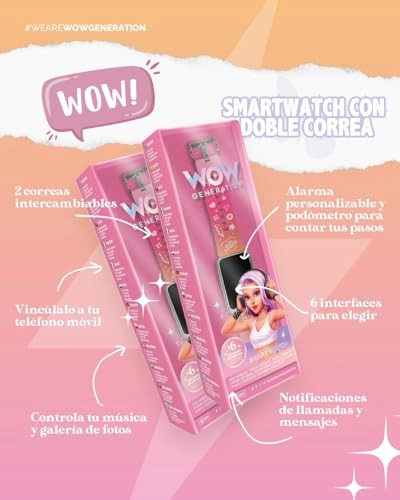 Double Strap Smart Watch