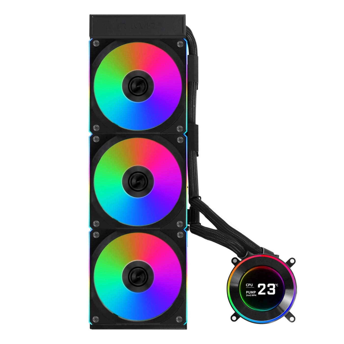 Hydroshift II LCD-C 360CL - 3x 120mm