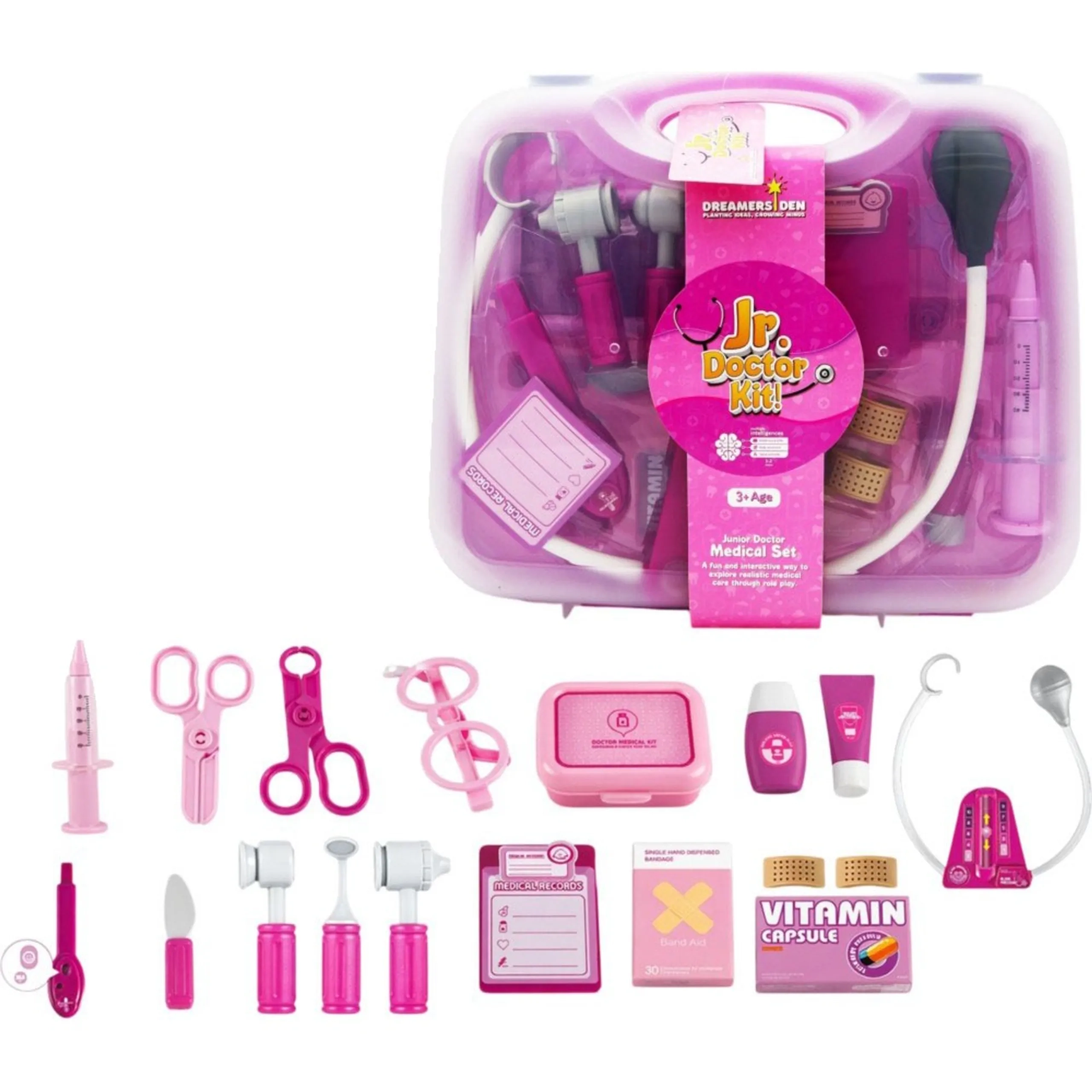 Jr. Doctor Kit Kids Doctor Medical Playset - 24 pcs (4107390-W8726A)