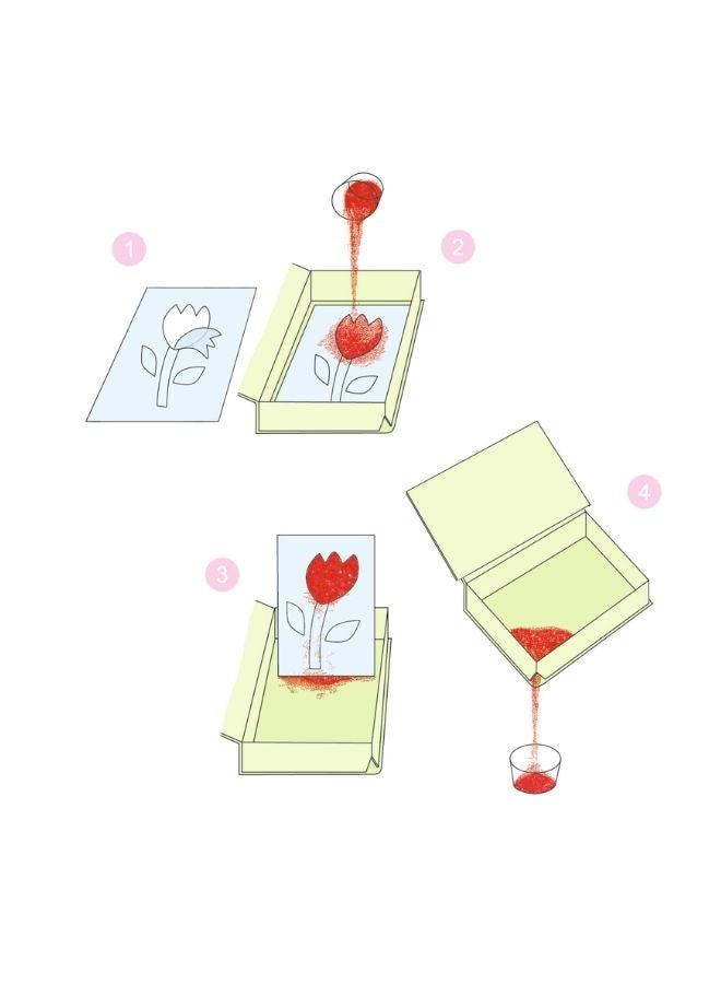 Dazzling Birds Sand Art - bird-themed