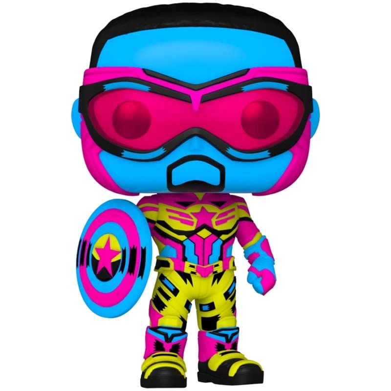 FUNKO Captain America - Marvel POP! F&WS (Blacklight)