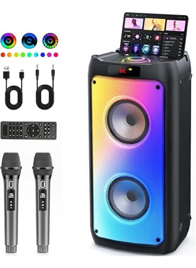 Karaoke machine - 2 wireless microphone