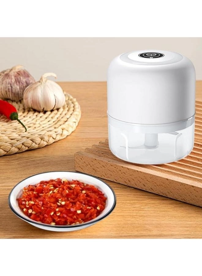 Mini Food Chopper And Processor - 100ml/250ml Wireless Electric