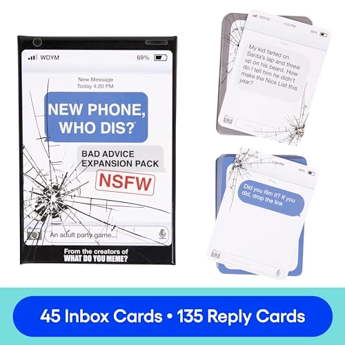 New Phone, Who Dis? Bad Advice NSFW Expansion Pack - 1 17 years and up English