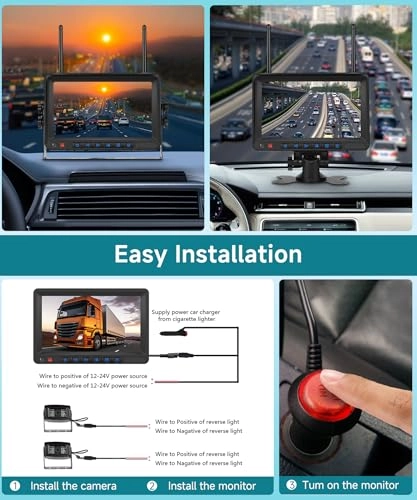 Wireless Reverse Camera Kit - IR Night Vision Wireless 752 X 582 pixels