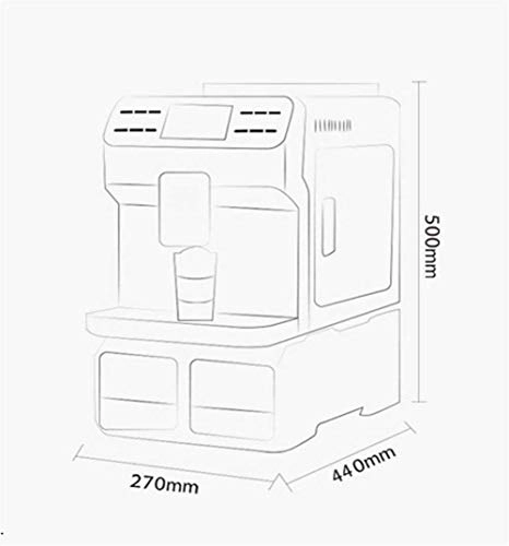 One-touch card cloth automatic coffee machine - 1.7L 19 bar Grinder