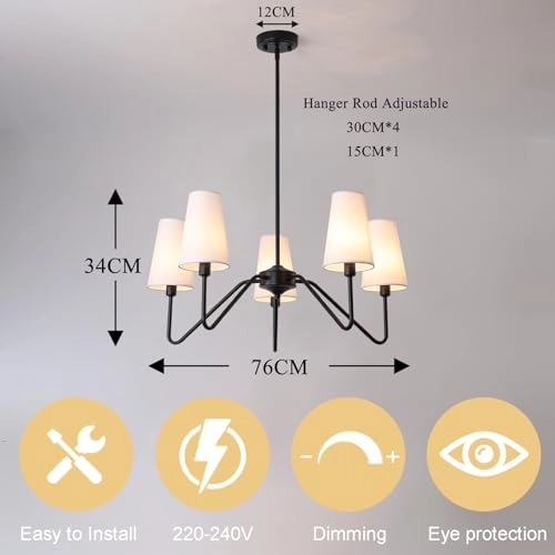 5-Light Pendant Light