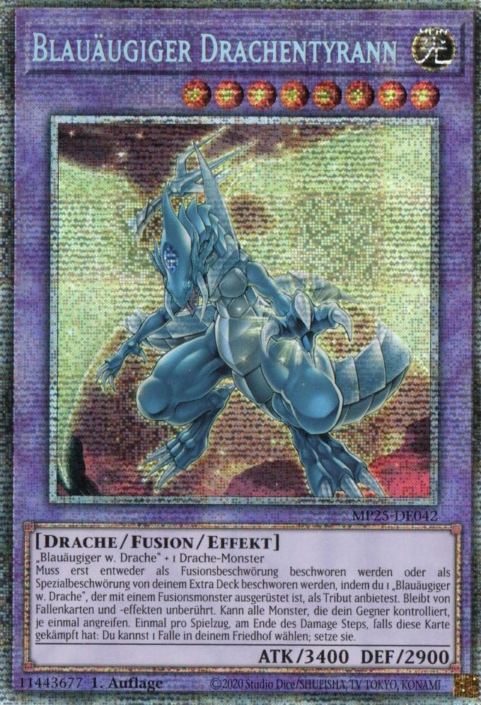 MZTCG Yugioh Blue-Eyed Dragon Tyrant MP25-DE042 - German
