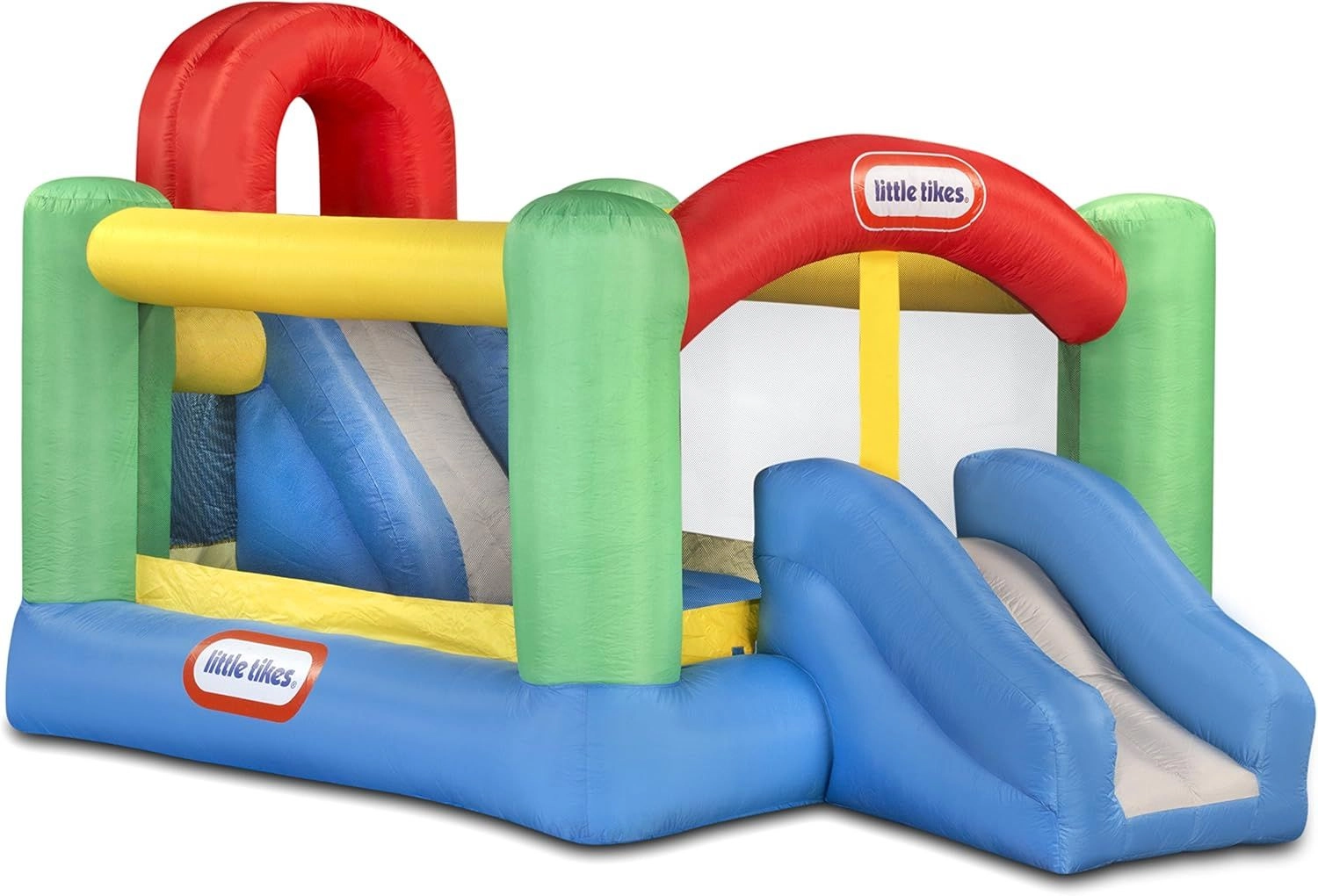 Little Tikes Jump And Double Slide Bouncer - 3 + Multi Colour