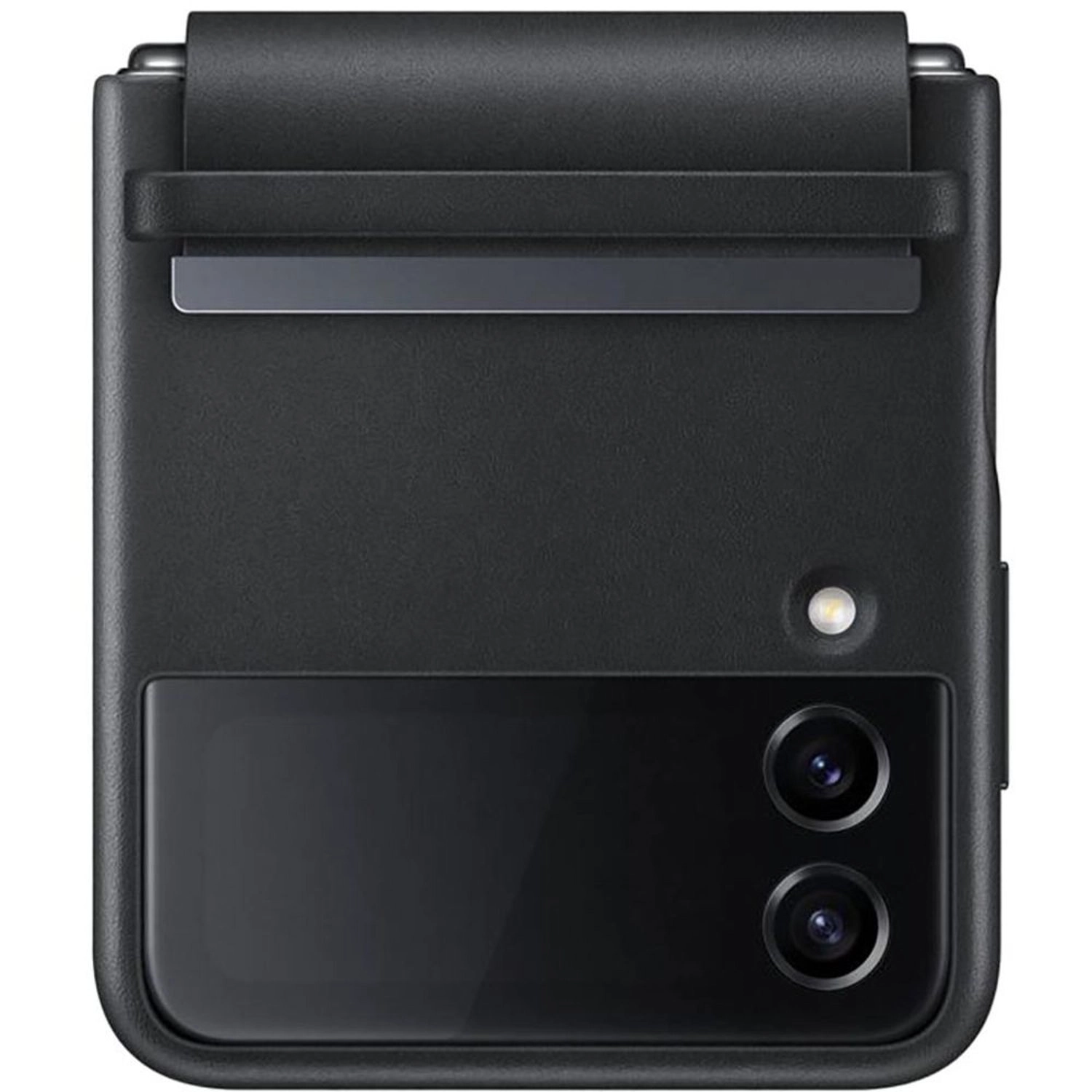 Flap Leather Cover - Leather Back Case for Samsung Flip 4