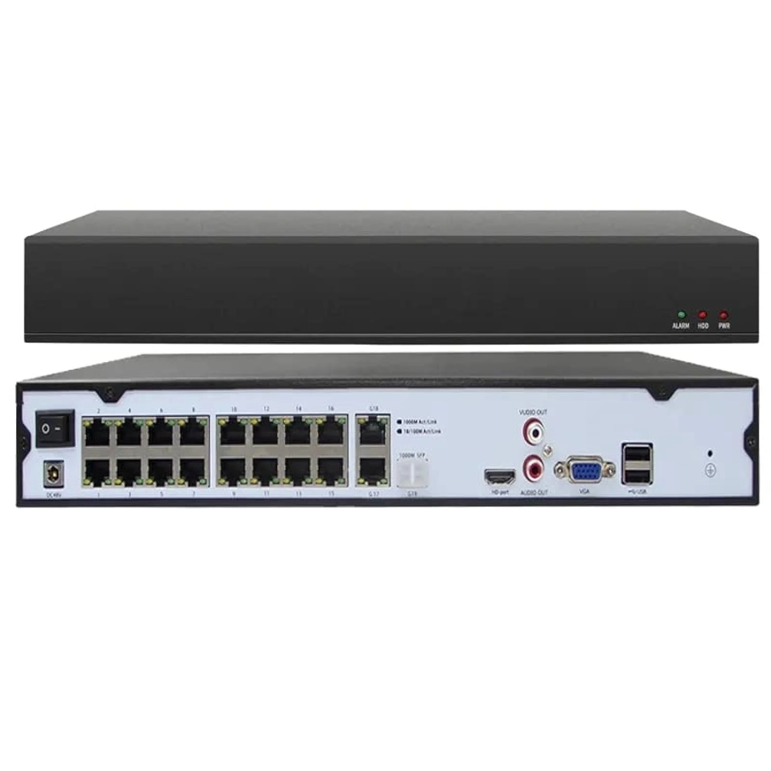 A-link NVR-3232E-P16/JS - 32 channels