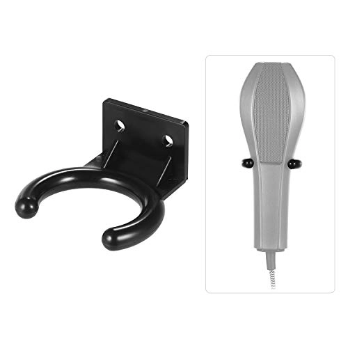 Mic Wall Mount Holder - Plastic Compact Clamp