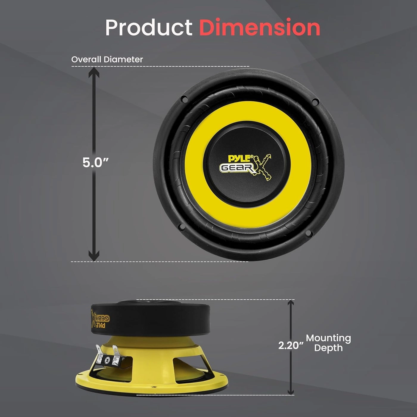 Car Mid Bass Speaker System - 5in