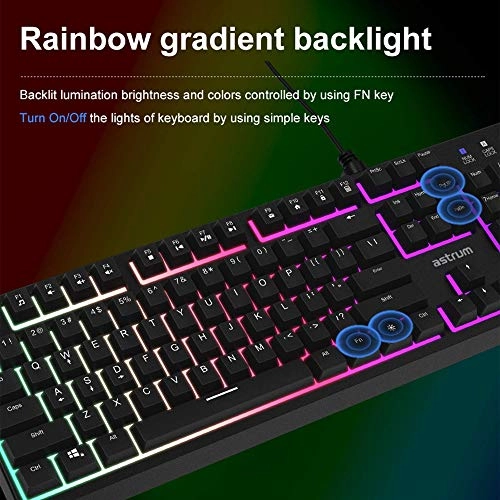 Backlit Gaming Keyboard - Wired