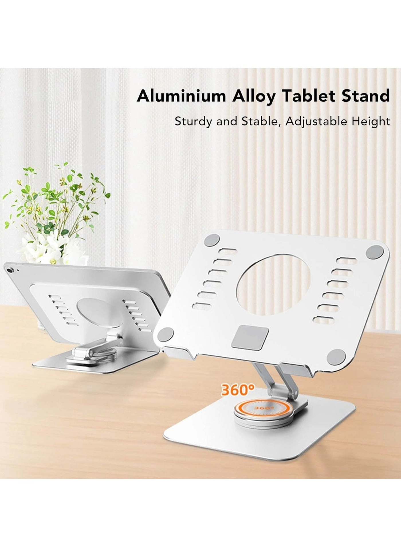 360-Degree Folding Aluminum Laptop Stand