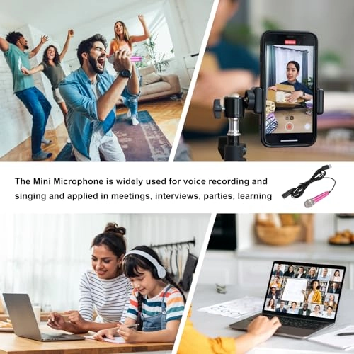 Mini Microphone USB+3.5mm-Mini-Jack Microphone