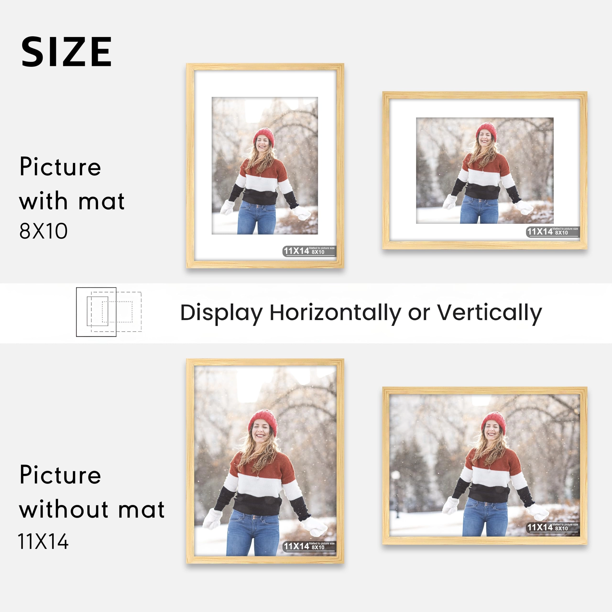 Collage Picture Frame - 11x14 Inch