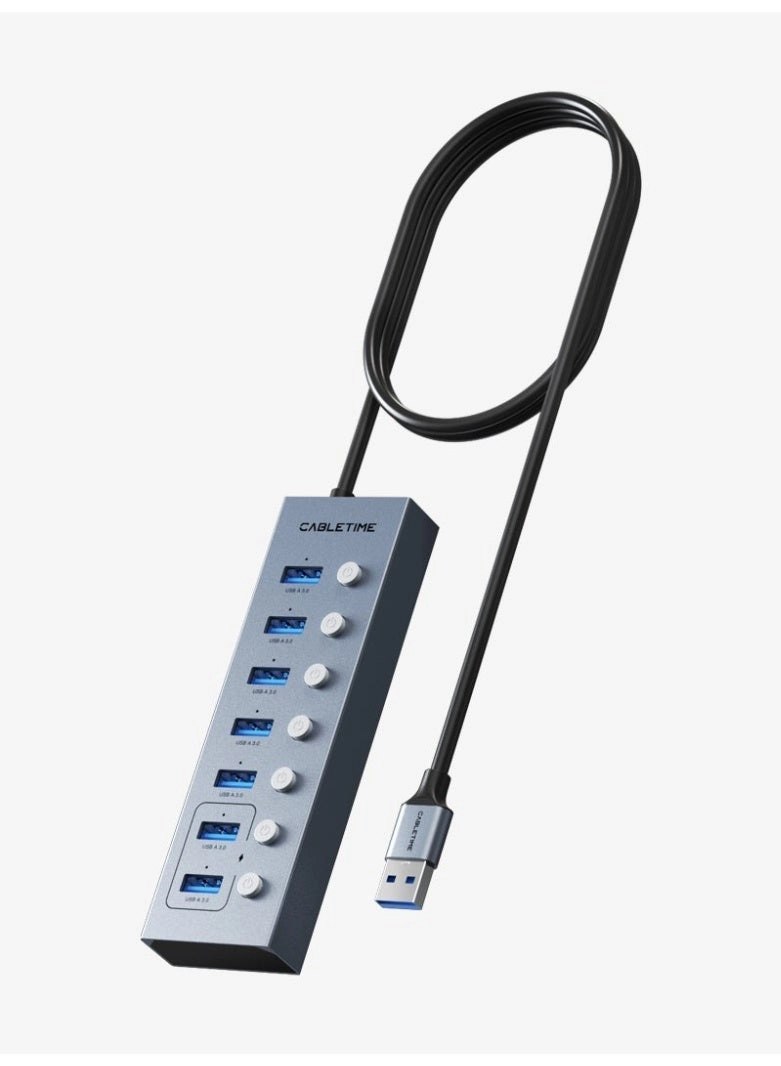 Cabletime HUB - 7 Port USB 3.0 Powered