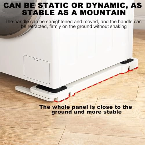 Washing Machine Refrigerator Roller Base - 36 high-quality rubber wheels 54 cm to 70 cm