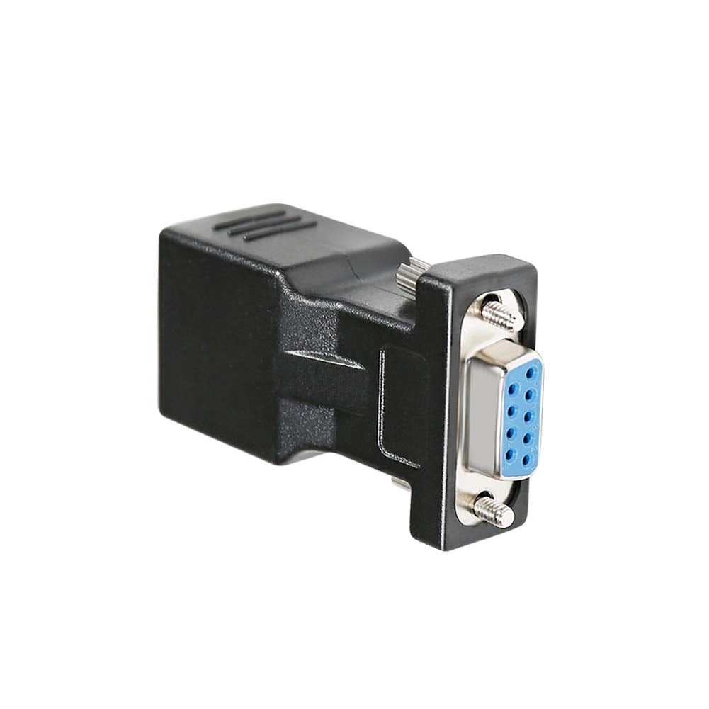 DB9 to RJ45 Serial Adapter - RS232 Female to RJ-45 Female