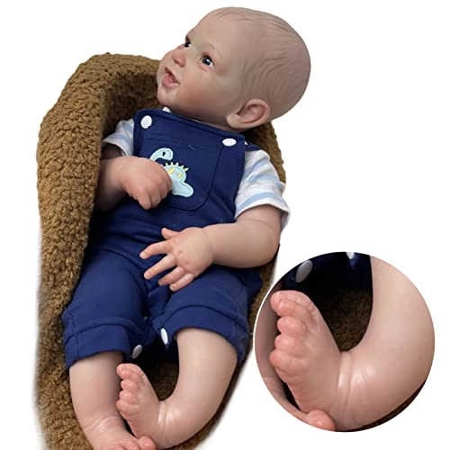 Rebirth Baby Doll - 20 Inch Vinyl Cotton Body Blue Eyes