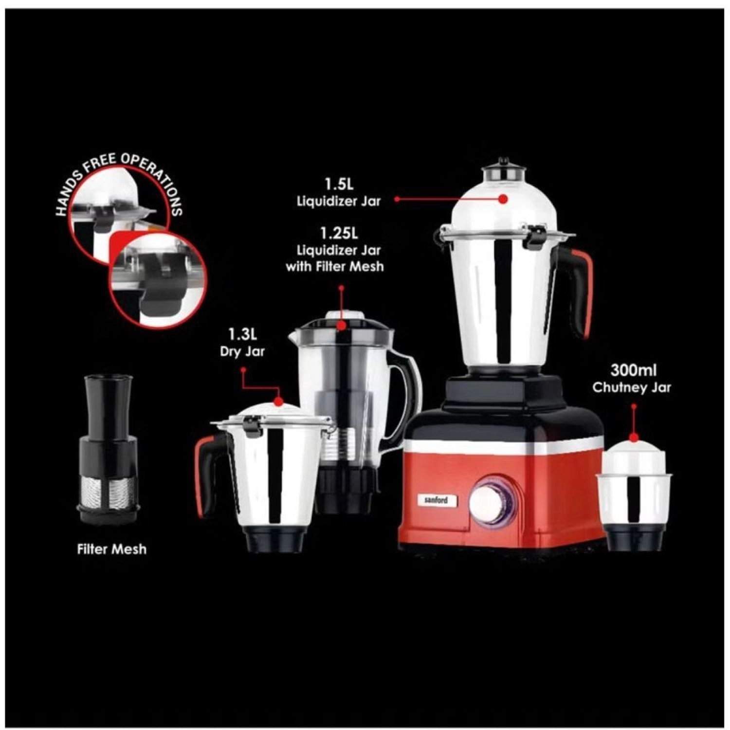 SF5913GM BS - 1.5 L 1000 W