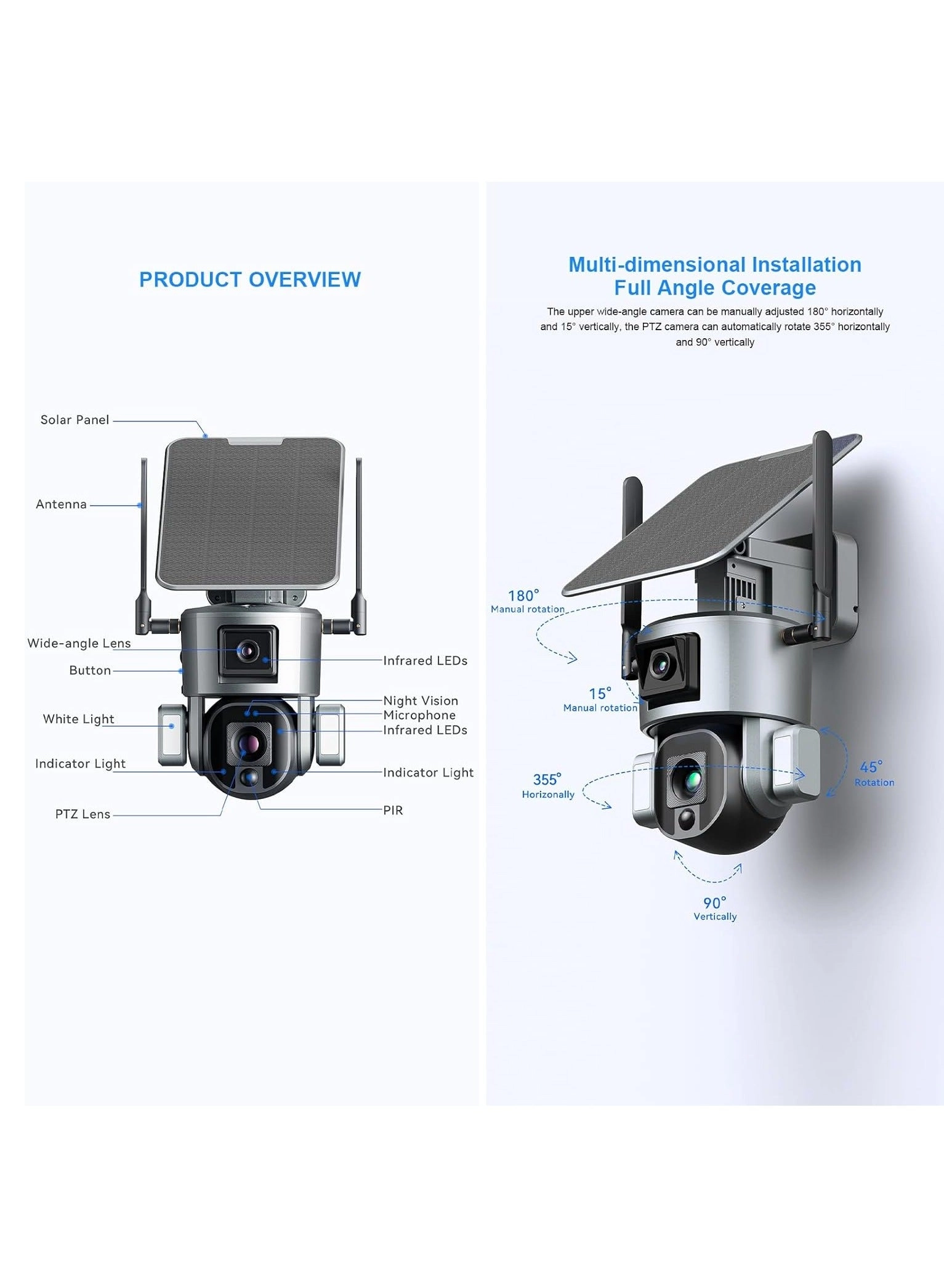 Solar Security Camera 4K