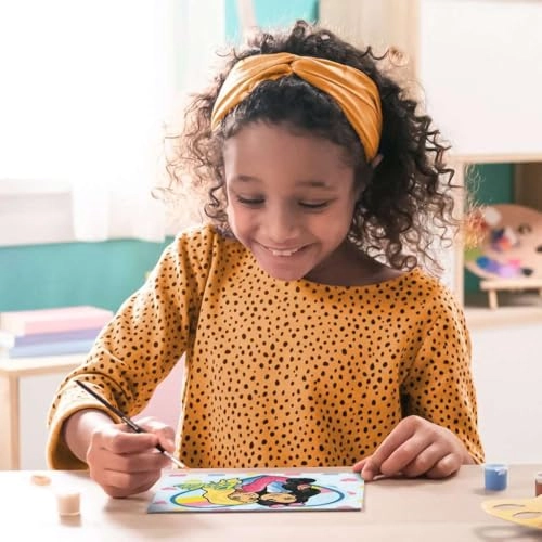 Malen nach Zahlen Kinder Barbie-Duo - 15 Acrylfarben 1 Qualittspinsel