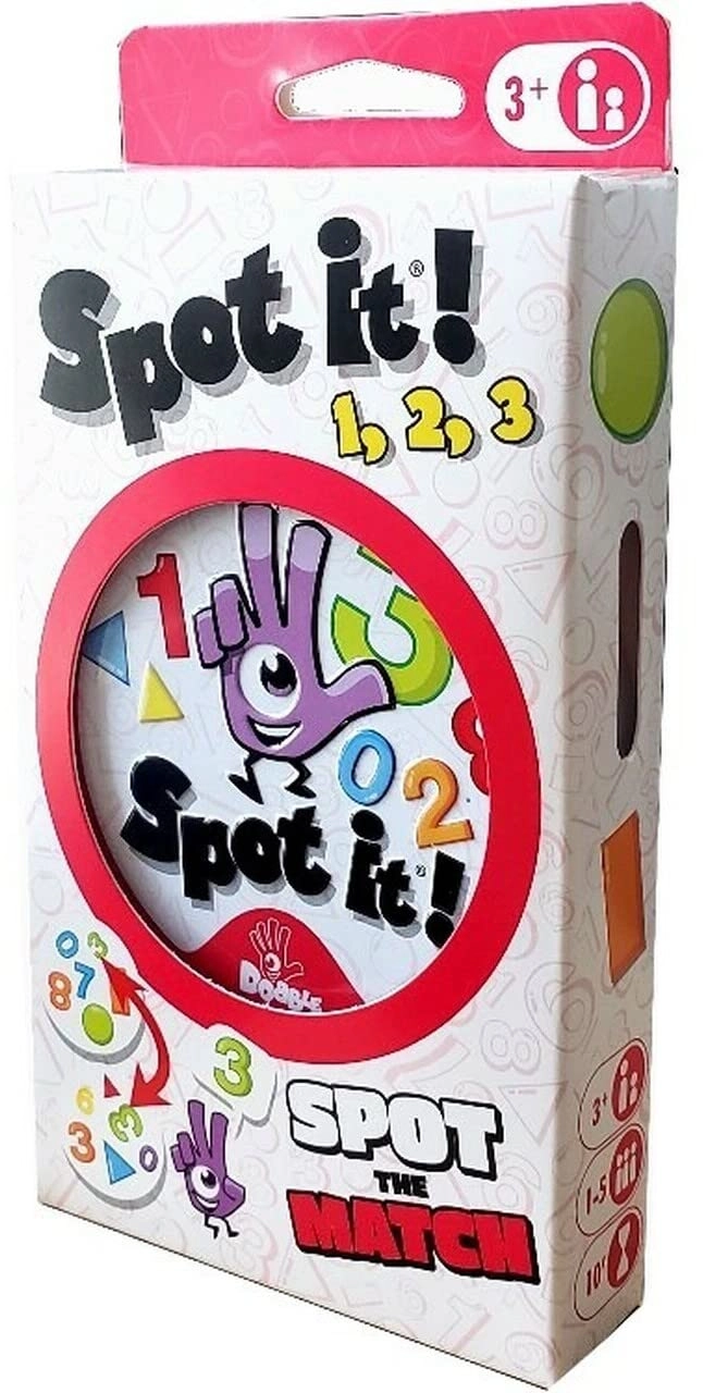 ZYGOMATIC Spot It! 1,2,3 - Card Game