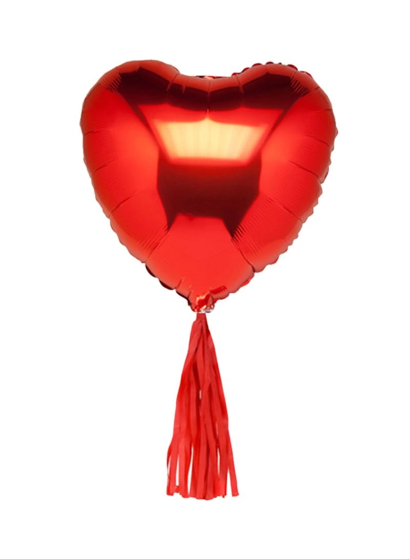 Heart Foil Balloon - 5-Pieces Wedding Valentine's Day Bridal Shower Birthday Party