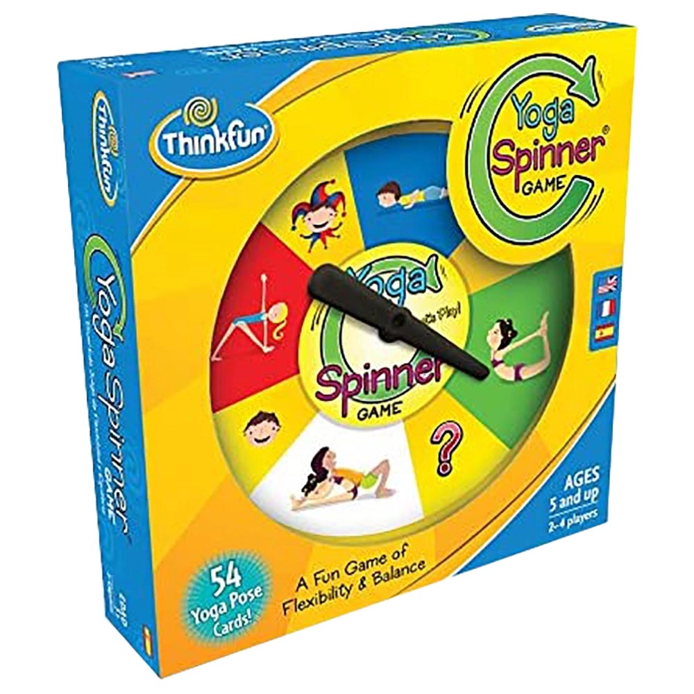 Yoga Spinner - 54 Yoga Pose Cards Suitable for 5 years & above