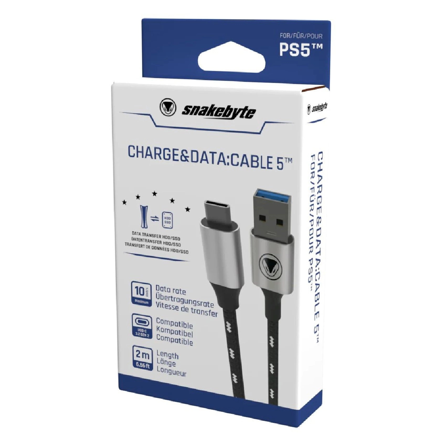 Charge Cable 100W USB-C to USB-C 2m Braided