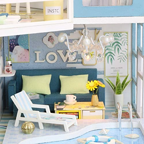 Dollhouse Miniature DIY House Kit - Creative Room 1:100