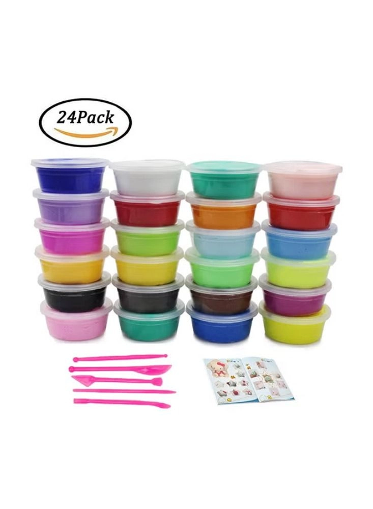 Slime Soft Clay Diy 04 - 24 pieces