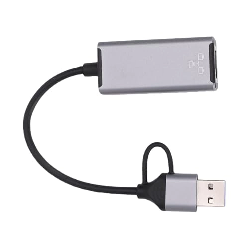 USB C USB A Ethernet Adapter - USB C + USB A