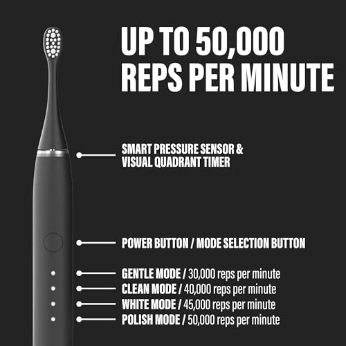Sonic Electric Toothbrush - White 70-Day Battery Life